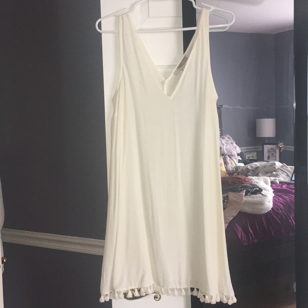 Forever 21 white shift dress